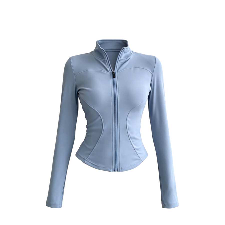 Sugarfunk Yoga Jackets Women's Stand Collar Moderate Nipped In Waist