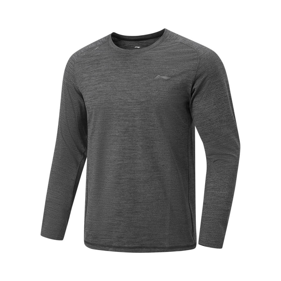 Li-Ning Li Ning Fitness Series Quick Dry T Shirts Men's Mixed Color Black Crew Neck Moderate