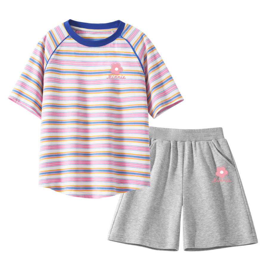 Disney Kids Casual Sportswear Crew Neck Thin Stretch Breathable