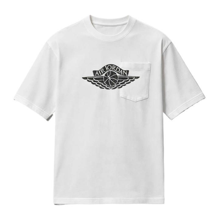 Nike Nike T Shirts Men's White/Black Crew Neck Moderate