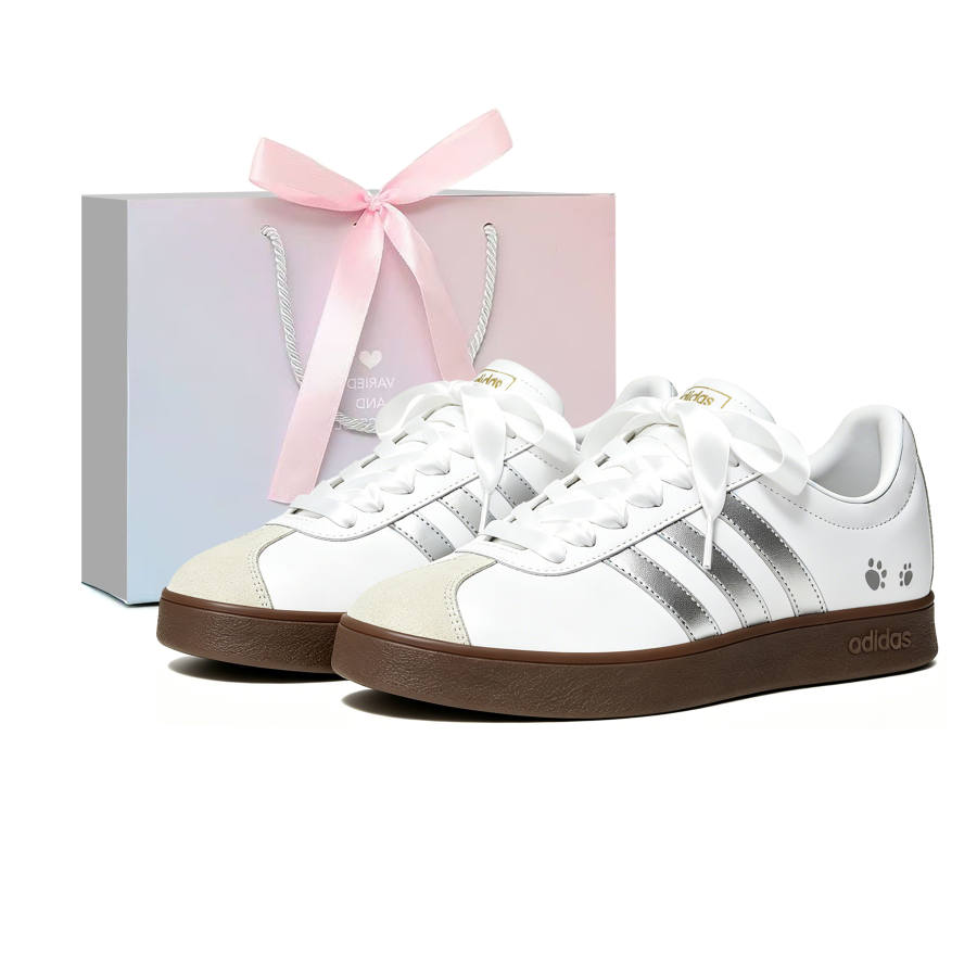 Adidas Adidas VL COURT 2.0 Skateboard Shoes Women's Low Top Black