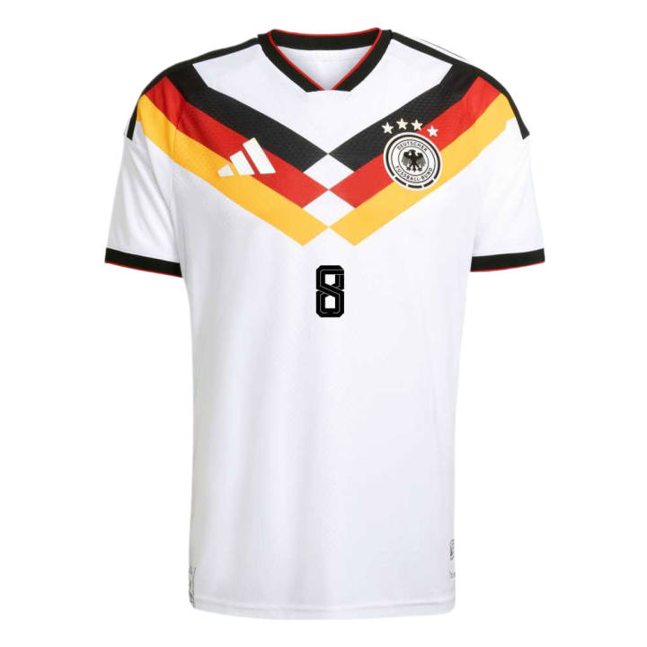 Adidas Adidas DE National Team Soccer Jerseys Unisex White V Neck Moderate