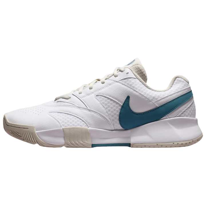 Nike Nike Court Lite 4 Tennis Shoes Men's Low Top White/Light Bone/New Gray/Smoke Blue