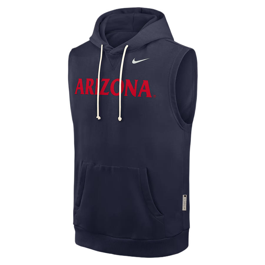 Nike Nike Dri Fit College Sweatshirts Men's Marine Hooded Non Detachable Moderate
