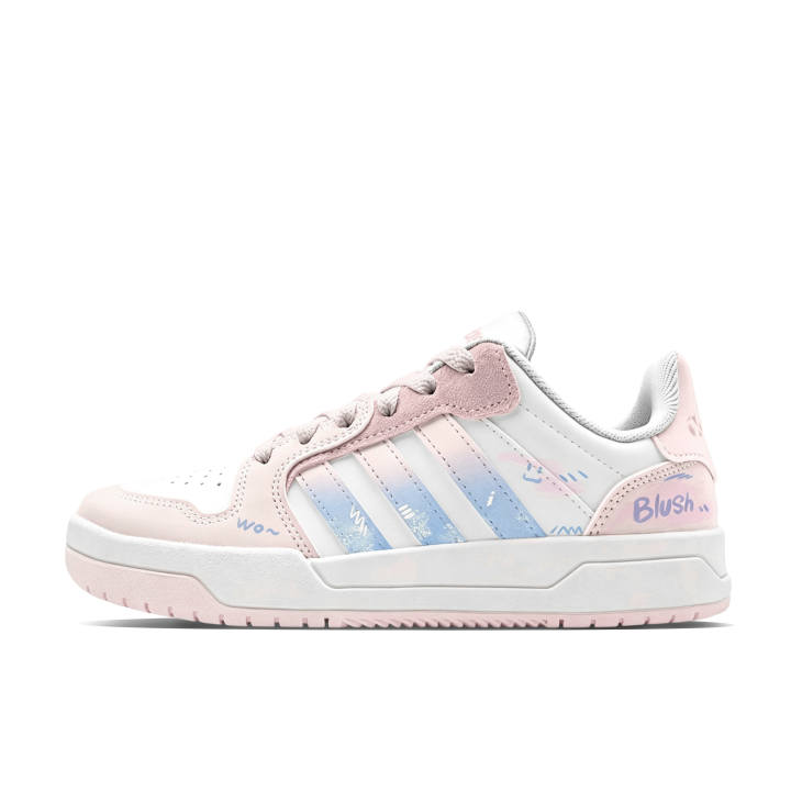 Adidas Adidas ENTRAP Skateboard Shoes Unisex Low Top Pink Blue Multicolor