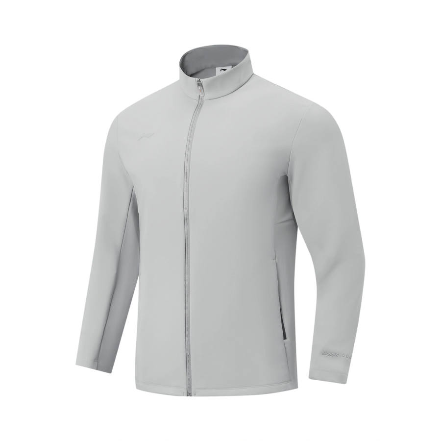 Li-Ning Li Ning Qingmu Sweatshirts Men's Ultimate Gray Stand Collar Moderate
