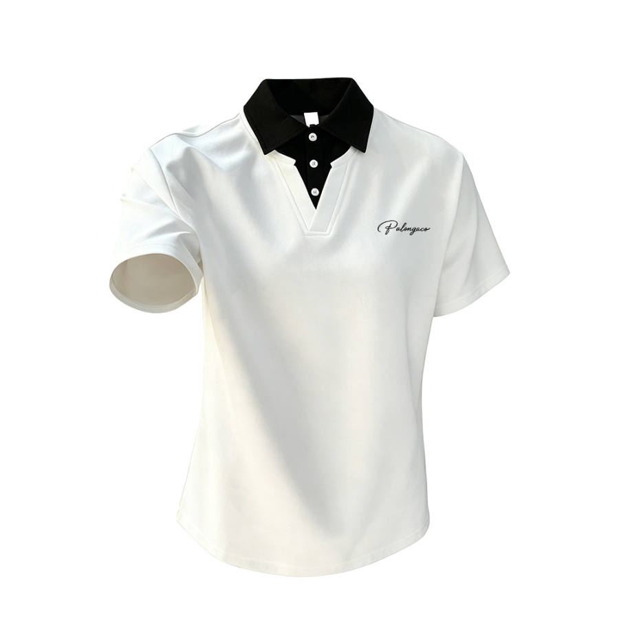 PAL ONGACO Polo Shirts Unisex Polo Collar Moderate Straight Fit