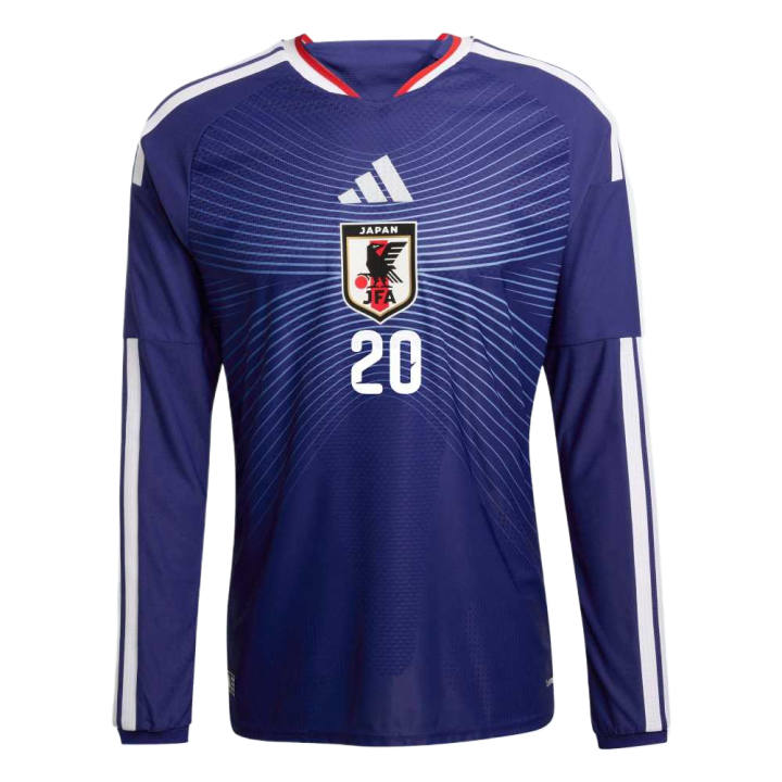 Adidas Adidas Japan National Team Soccer Jerseys Men's Blue/Smoke Blue Crew Neck Moderate