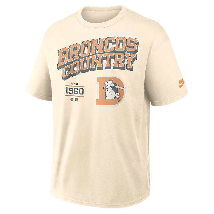 Nike Nike NFL T Shirts Men's Natural Crew Neck