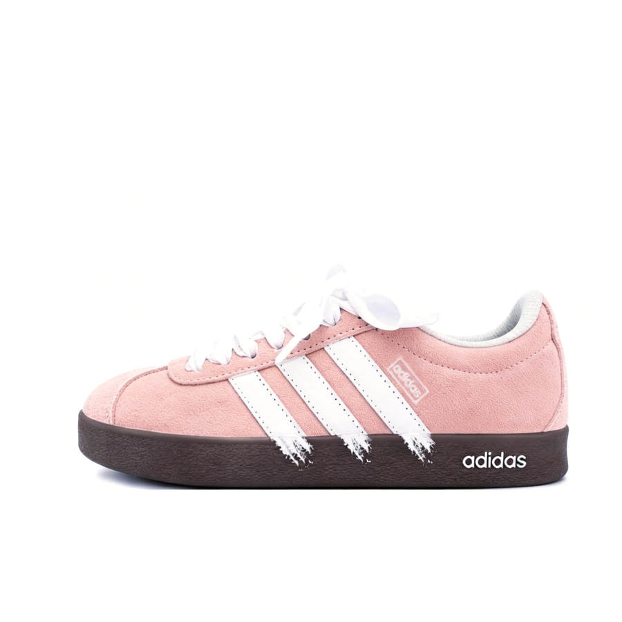 Adidas Adidas VL COURT 2.0 Skateboard Shoes Women's Low Top Pink
