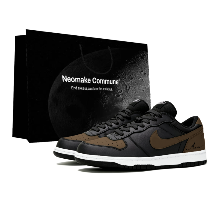 Nike Nike Dunk Skateboard Shoes Men's Low Top Black Purple