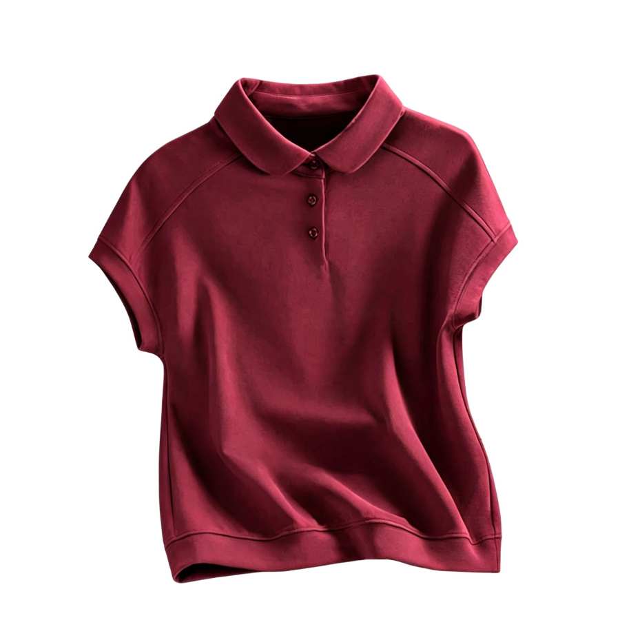 Sugarfunk Polo Shirts Women's Lapel Moderate Straight Fit