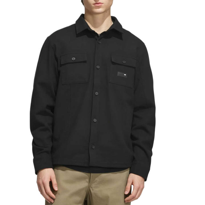 Adidas Adidas Shirts Unisex Black Lapel Moderate
