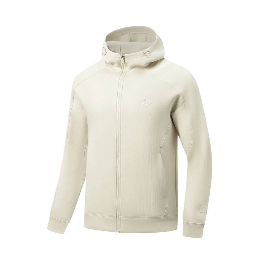 Li-Ning Li Ning Basketball Collection Sweatshirts Men's Clam Pink Gray Hooded Non Detachable Moderate