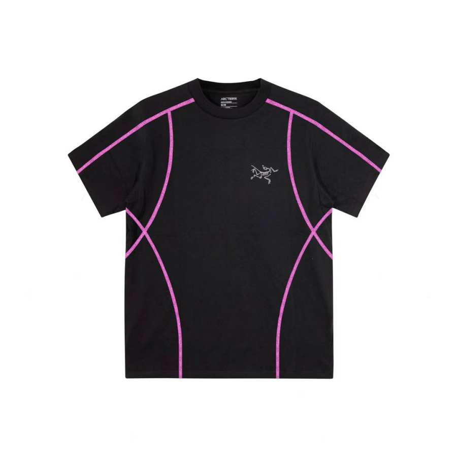 Arcteryx KRAGG T Shirts Unisex Black Crew Neck Moderate