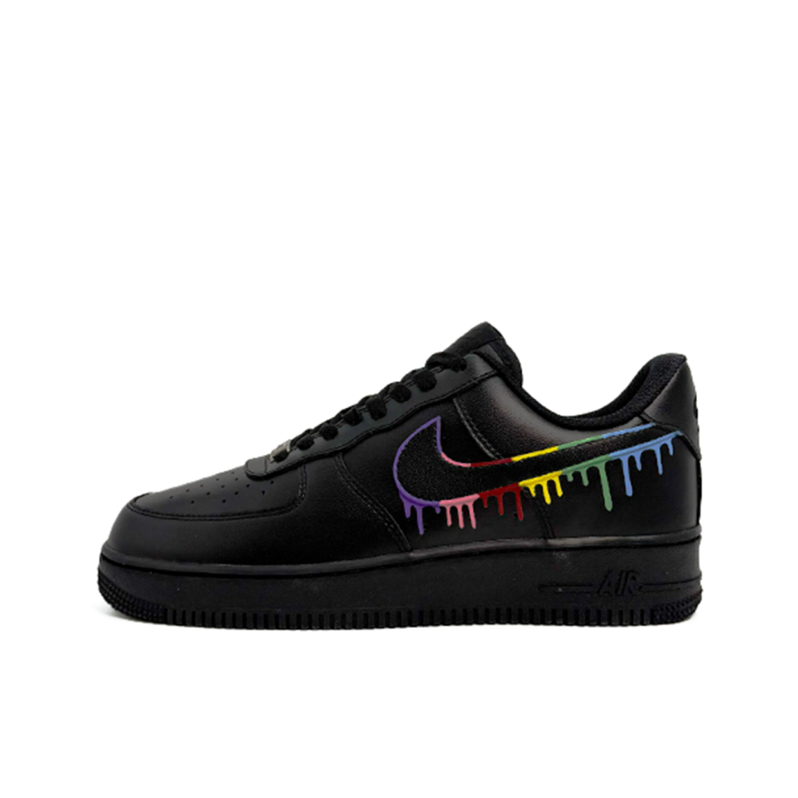 Nike Nike Air Force 1 Skateboard Shoes Unisex Low Top Purple/Pink/Red/Yellow/Green/Blue