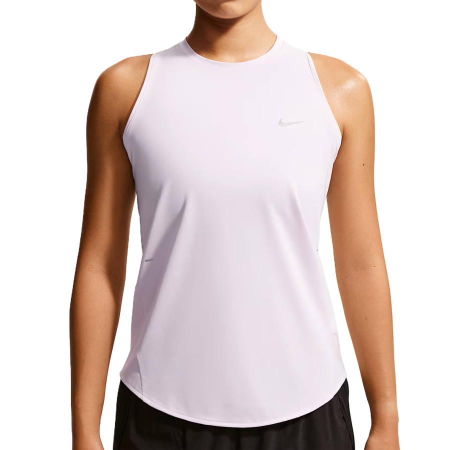 Nike Nike Dri Fit Running Tank Tops Women's Light Purple Lilac Crew Neck Moderate