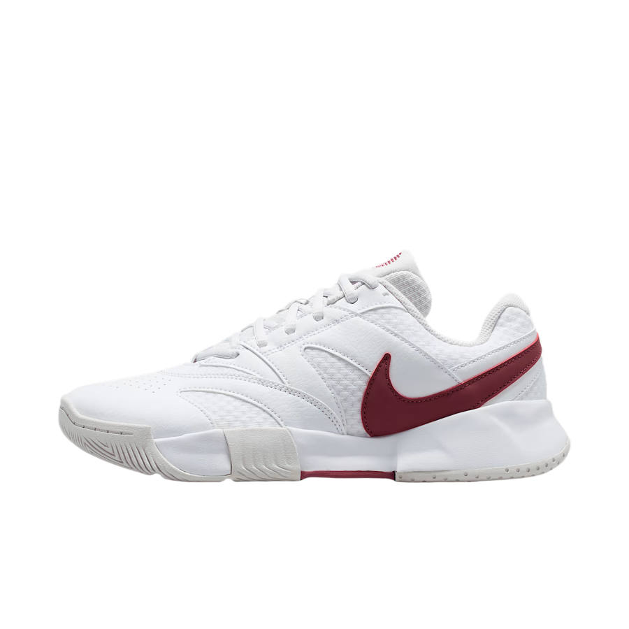 Nike Nike Court Lite 4 Tennis Shoes Women's Low Top White/Optimal Gray/Pink Smoky