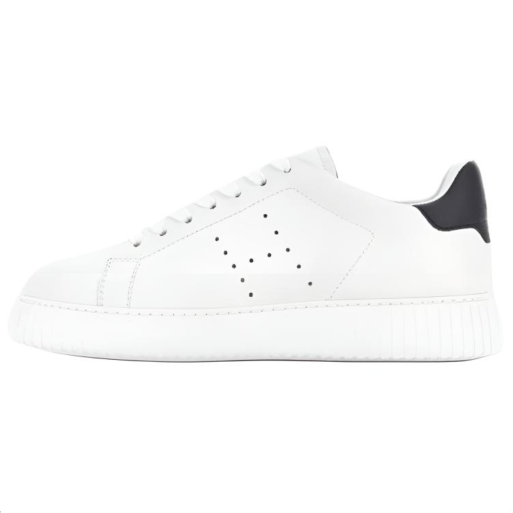 HOGAN H Stripes Casual Shoes Men's Low Top White