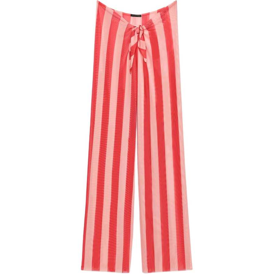 ZARA Casual Pants Women's Red/Coral Thin Straight Fit Pants