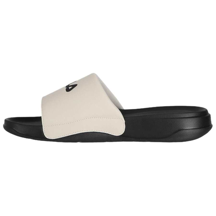 FILA SlickTender V3 Slide Slippers Unisex Ecru Black