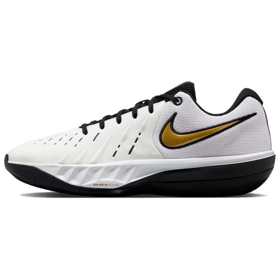 Nike Nike Air Zoom G.T. Cut Academy 2 Basketball Shoes Unisex Low Top White/Black/Metal Gold