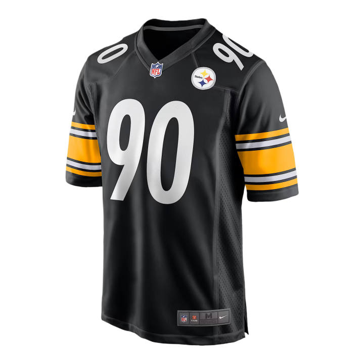 Nike Nike NFL Rugby Jerseys Men's Black V Neck Moderate