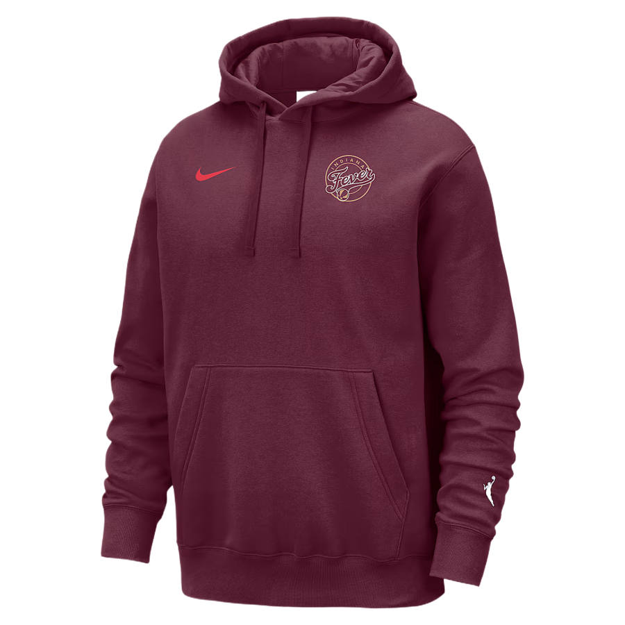Nike Nike WNBA Sweatshirts Women's Dark Chestnut/White/White/Speed Red Hooded Non Detachable Moderate