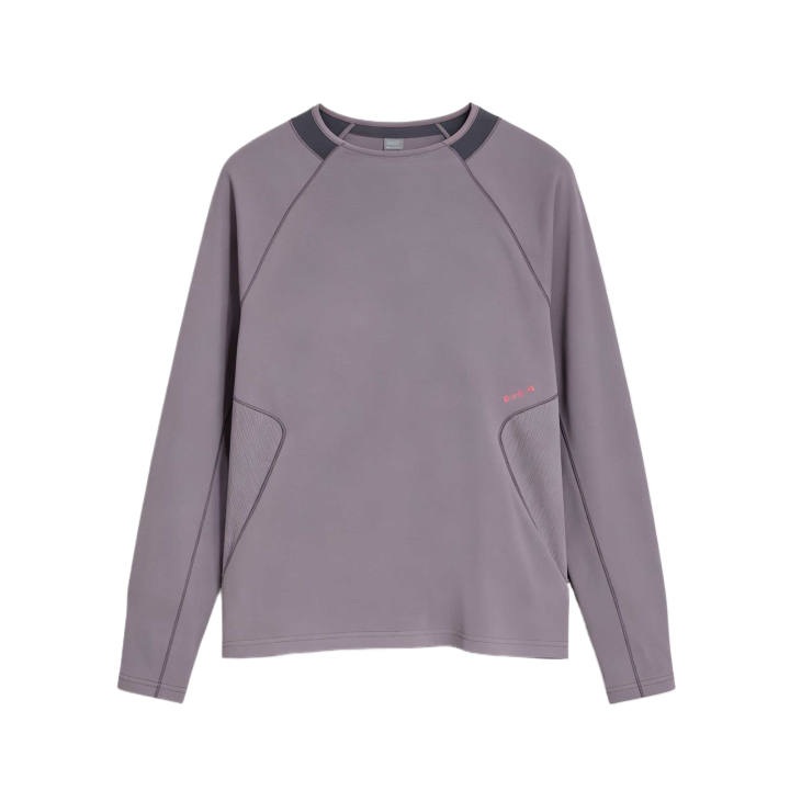 Adidas Adidas Performance Running T Shirts Women's Gray Stratum Crew Neck Moderate