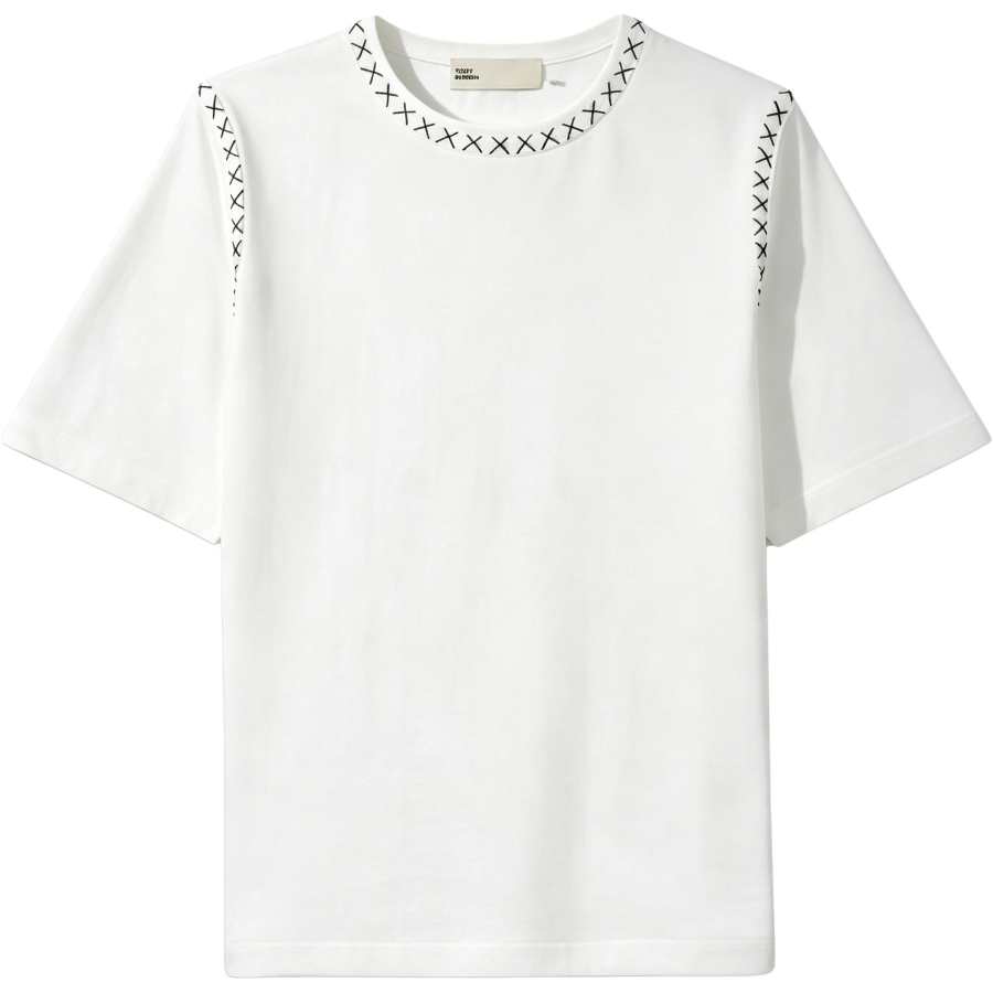 TORY BURCH T Shirts Women's White Crew Neck Moderate Other