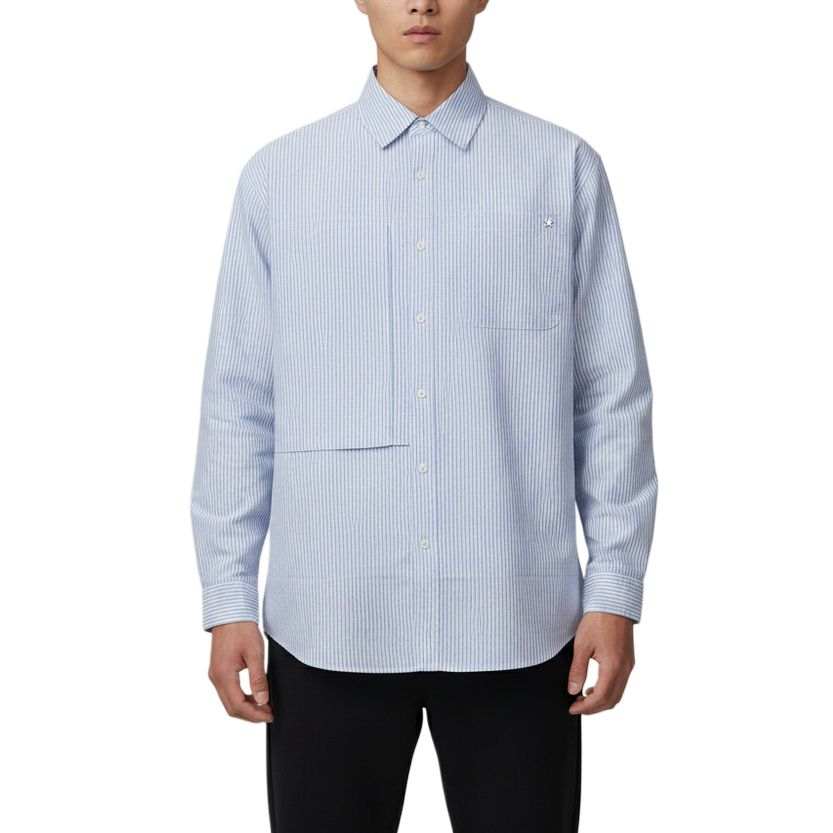 Converse Chuck Taylor SEASONAL Shirts Men's Blue Lapel Moderate