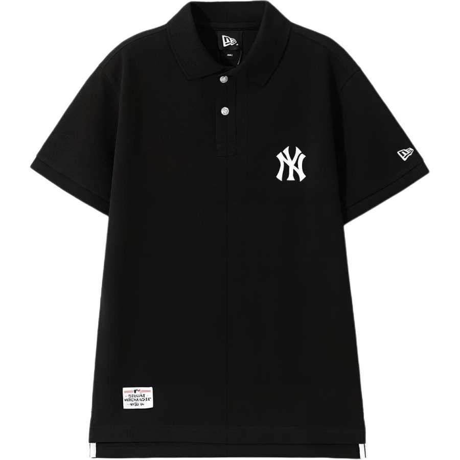 New Era Polo Shirt Unisex Black