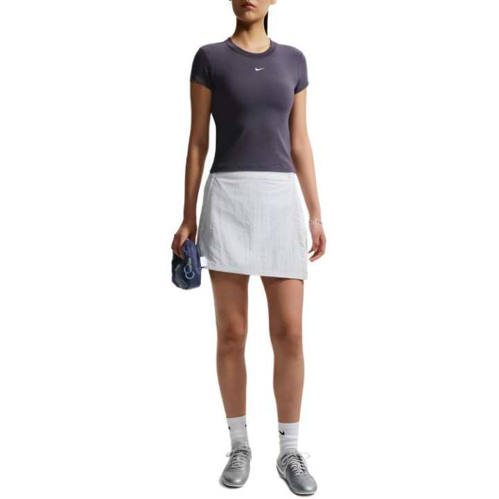 Nike Nike T Shirts Women's Iron Frame Black/Sail White Crew Neck