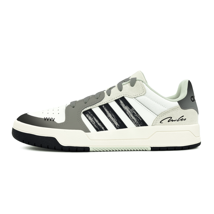 Adidas Adidas ENTRAP Skateboard Shoes Unisex Low Top Gray Mist White