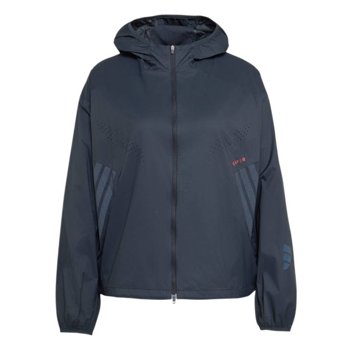Adidas Adidas Performance Running Jackets Women's Night Gray Hooded Non Detachable Moderate Other
