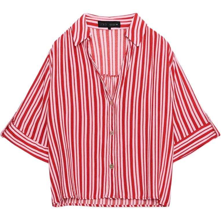 ZARA ZARA Shirts Women's Multicolor Lapel