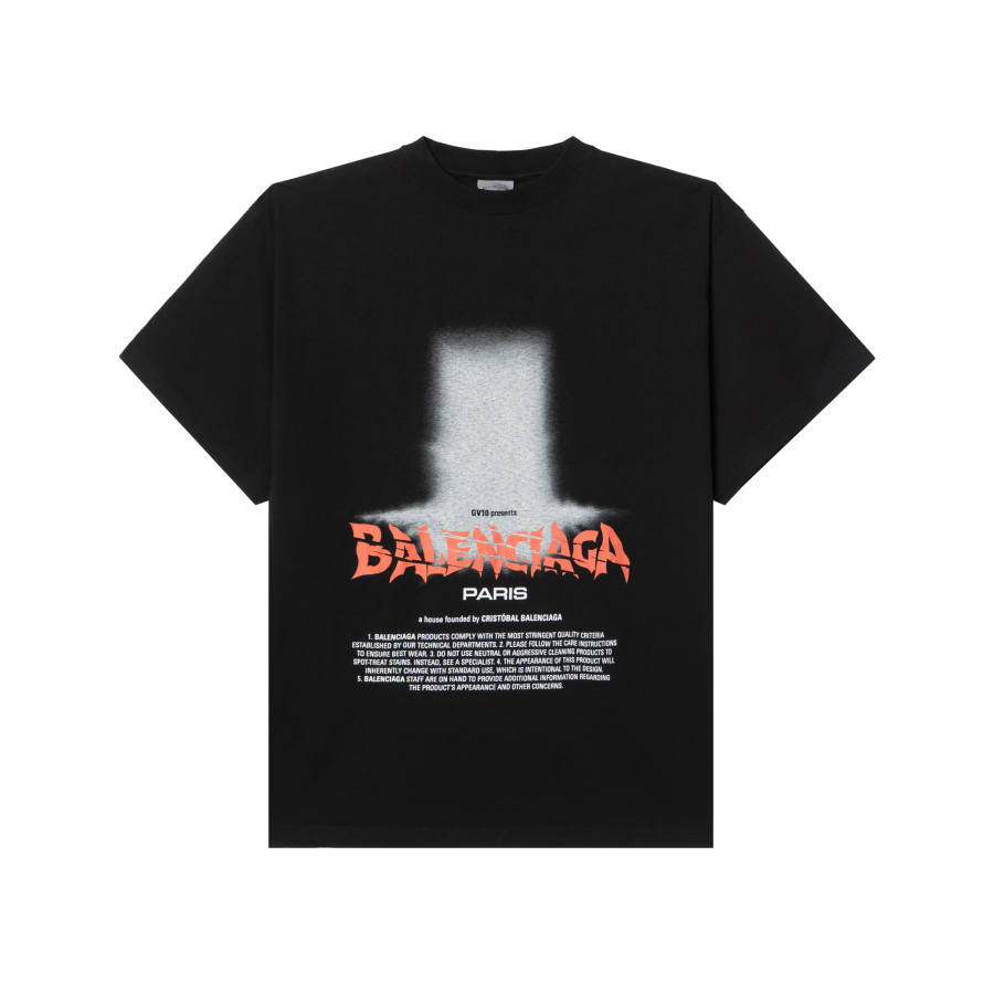 Balenciaga T Shirt Loose Fit Men's