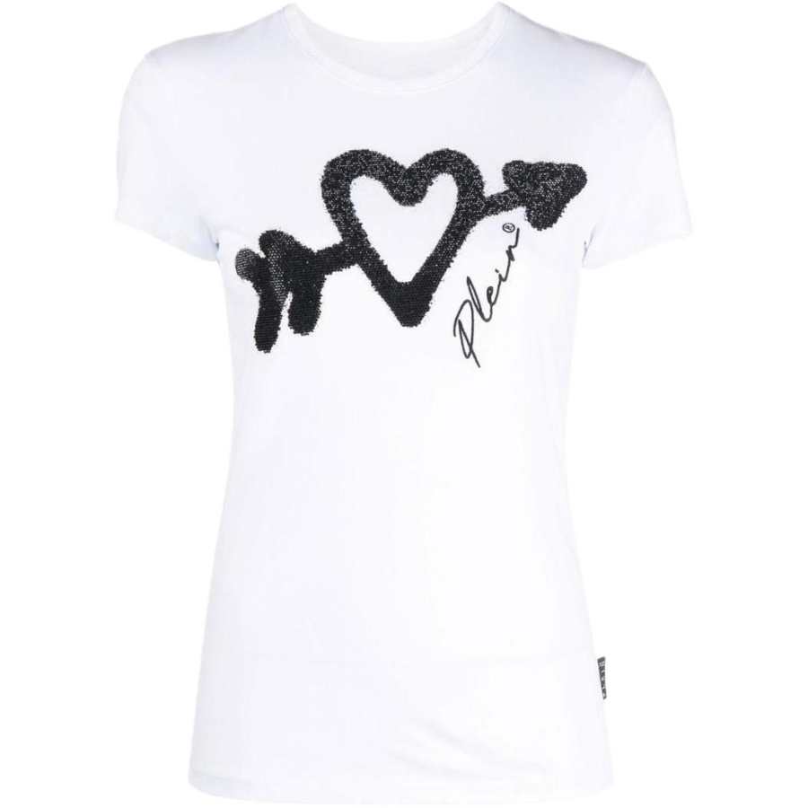 Philipp Plein crystal-embellished logo T-shirt