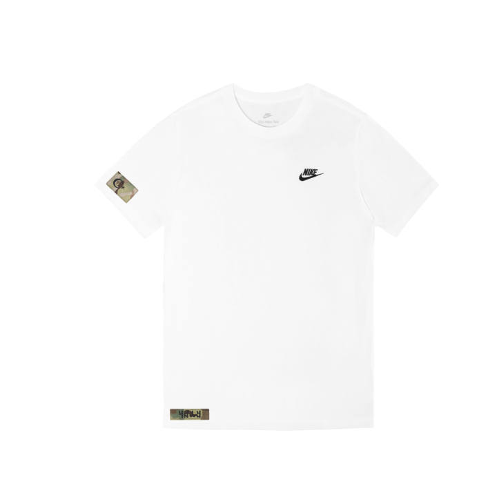 Nike Nike Sportswear T Shirts Men's White Crew Neck Moderate