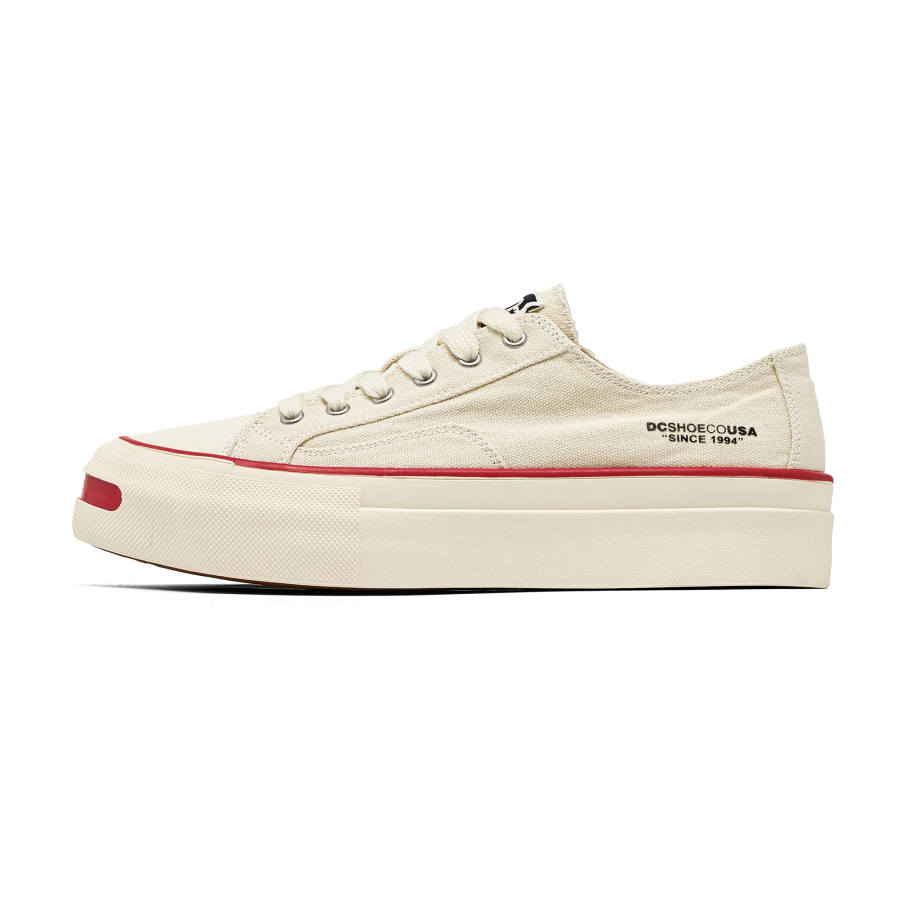 DCSHOES Skateboard Shoes Unisex Low Top White/Blue/Yellow/Black