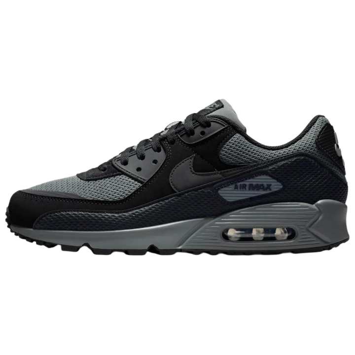Nike Nike Air Max 90 Running Shoes Unisex Black Gray