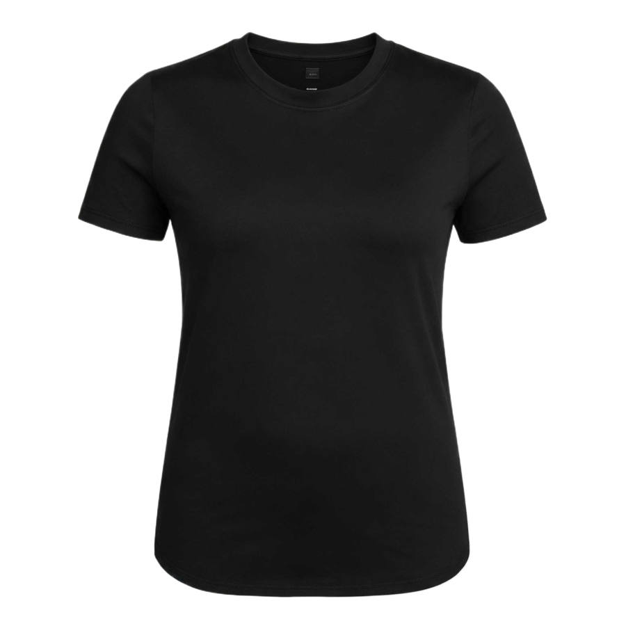 Nike Nike Dri Fit One T Shirts Women's Black Crew Neck Moderate