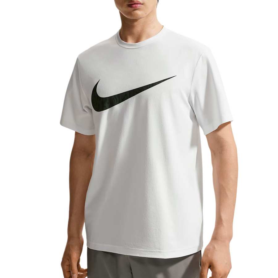 Nike Nike HYVERSE Quick Dry T Shirts Men's White Crew Neck Moderate