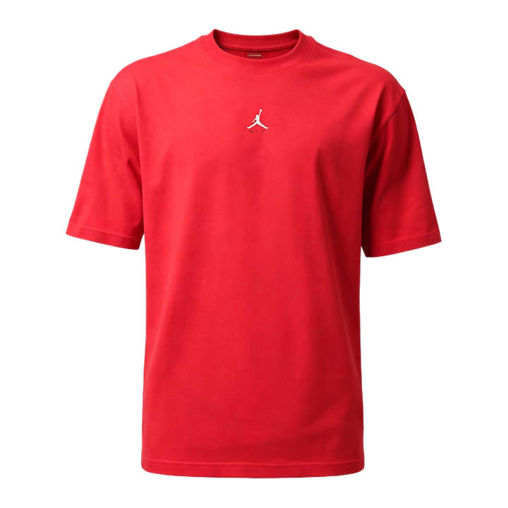 Jordan Jordan Brooklyn T Shirts Men's University Red/Sail White Crew Neck Moderate