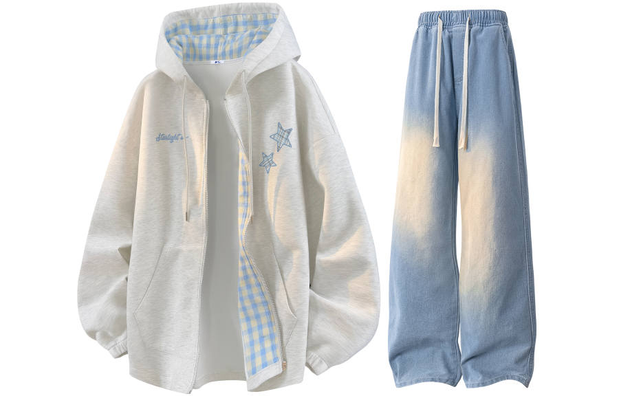 WARRIOR WARRIOR Casual Suits Unisex Hooded Non Detachable Moderate
