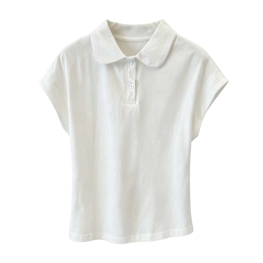 Sugarfunk Sugarfunk Polo Shirts Women's Lapel Thin Straight Fit