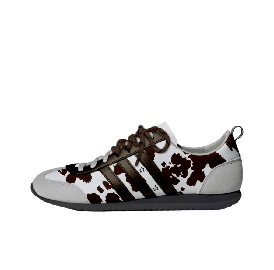 Adidas Adidas VS JOG 2.0 German Army Trainers Unisex Low Top Gray/Brown