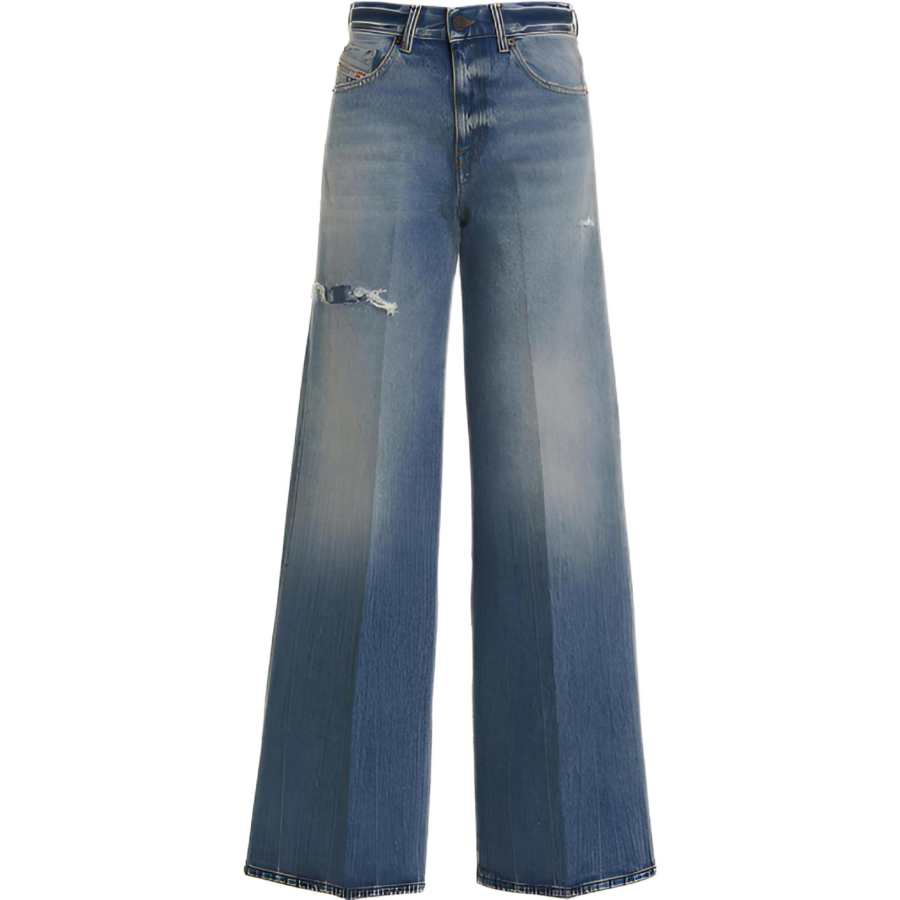 DIESEL Diesel Distressed Flared Jeans
