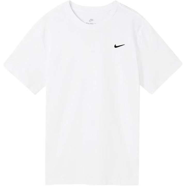 Nike Nike Sportswear T Shirts Unisex White Crew Neck Moderate Straight Fit