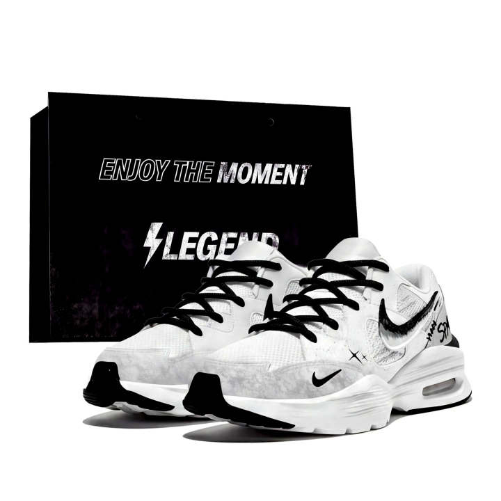 Nike Nike Air Max Fusion Running Shoes Unisex Low Top White/Black